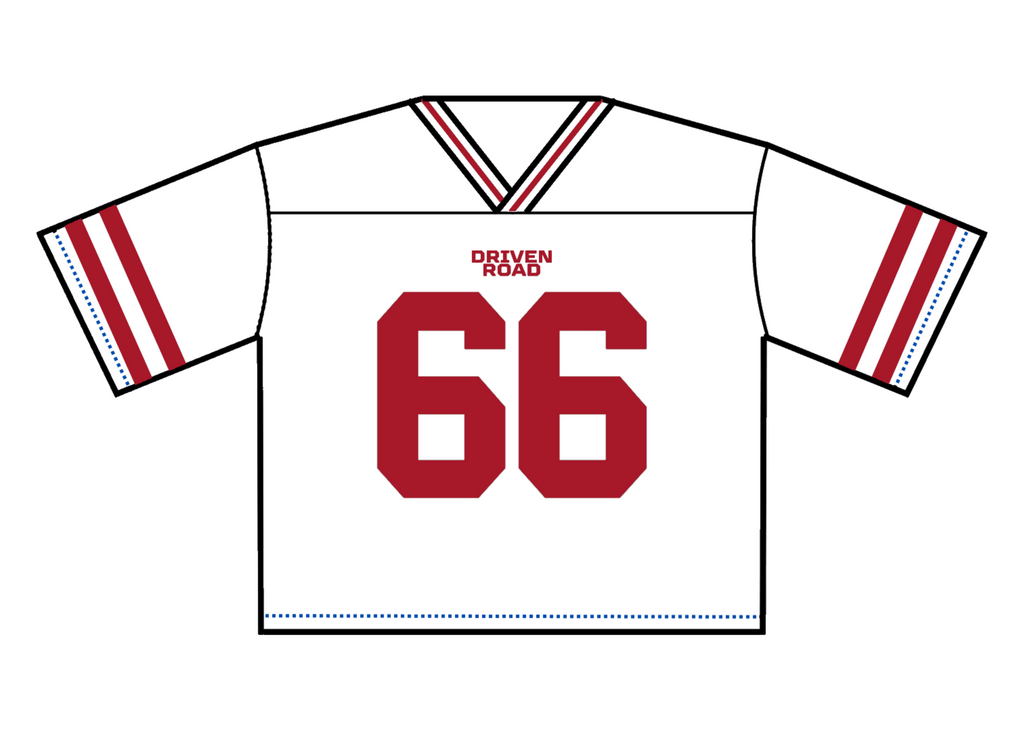 White & Red Classic Jersey