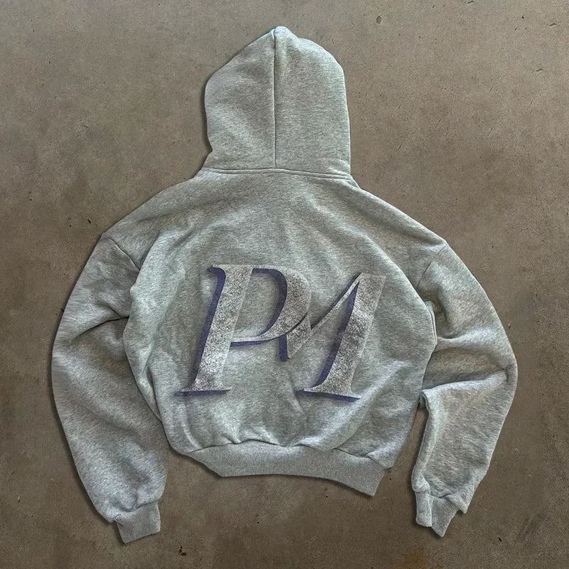 Graphic Zip Up 'Money'