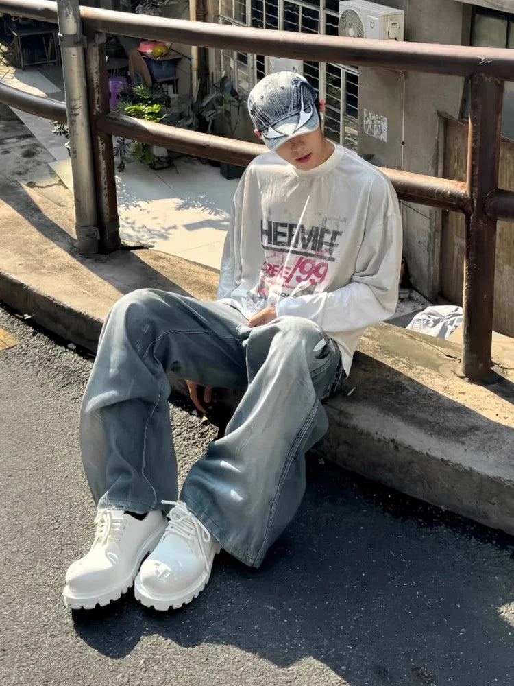 Graphic Longsleeve Tee 'Create/99'