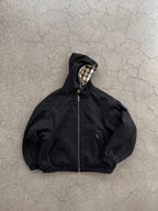 Reversible checker Hoodie