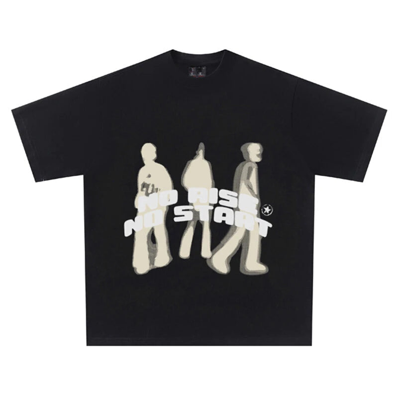 Graphic Tee 'No Rise No Start'