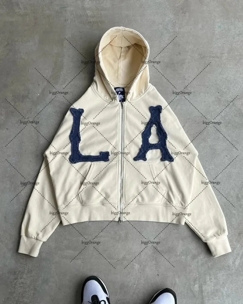 NY/LA Zip Up Hoodies
