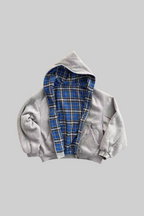 Reversible checker Hoodie