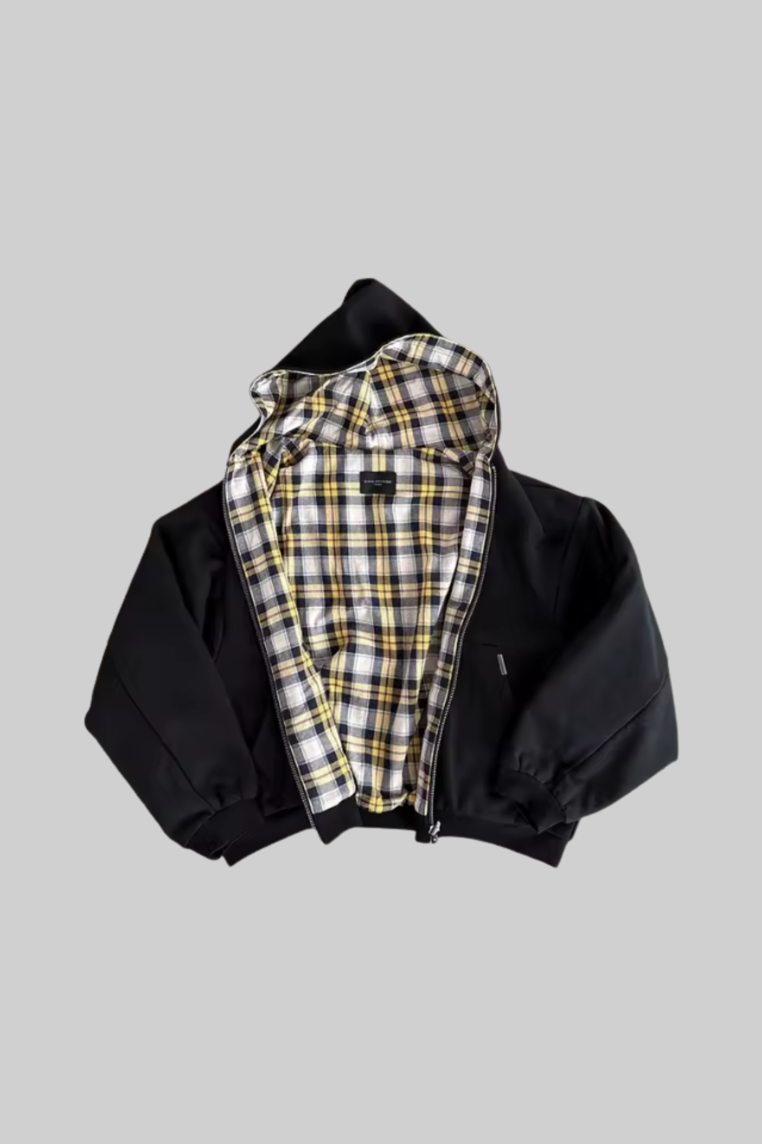 Reversible checker Hoodie